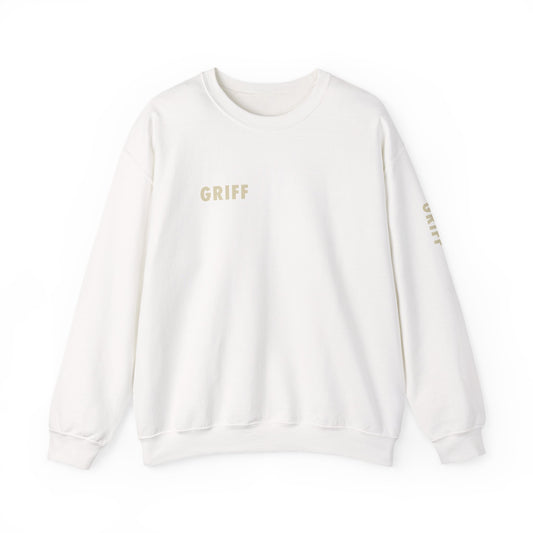 Minimalist GRIFF Unisex Crewneck Sweatshirt - Comfy Layering Piece, Gift Idea, Cozy Fashion, Everyday Wear, Casual Style