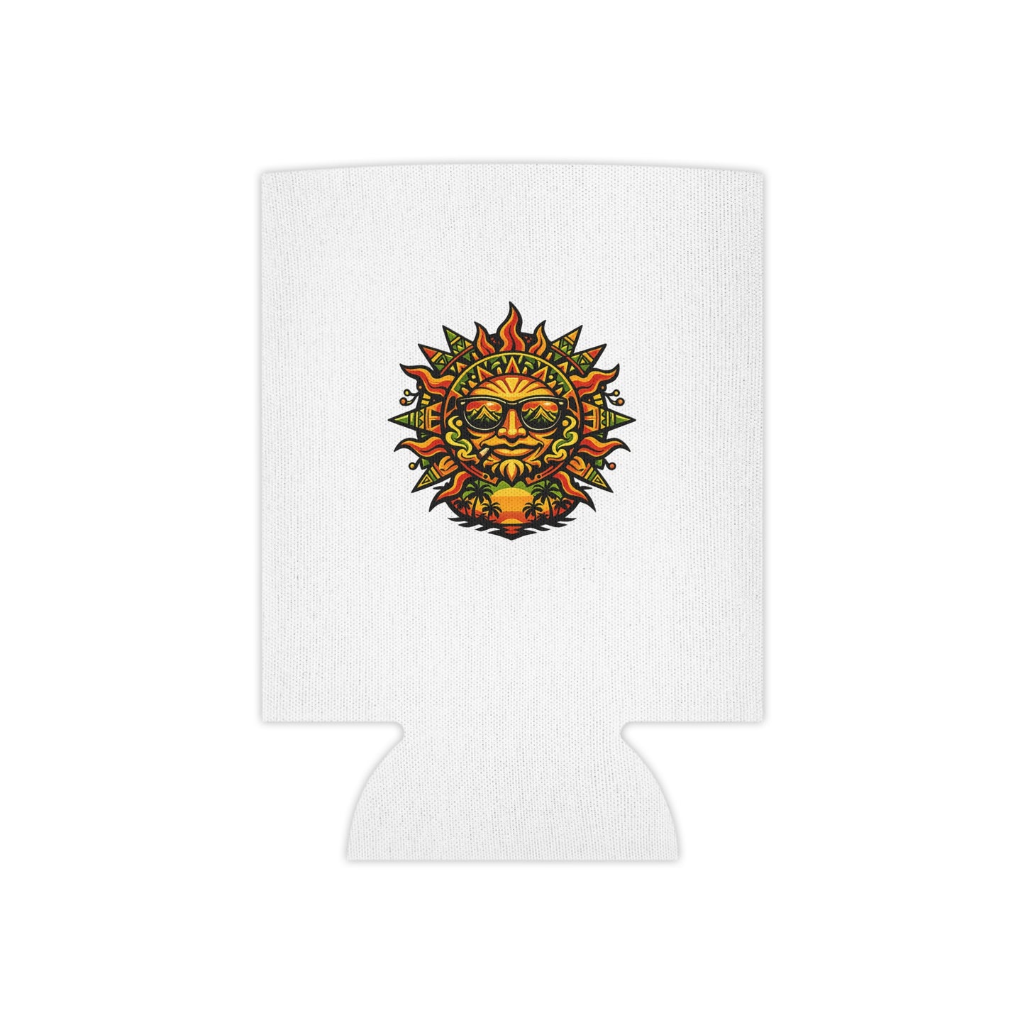 Coozies — Sun Face Tropical Can Cooler