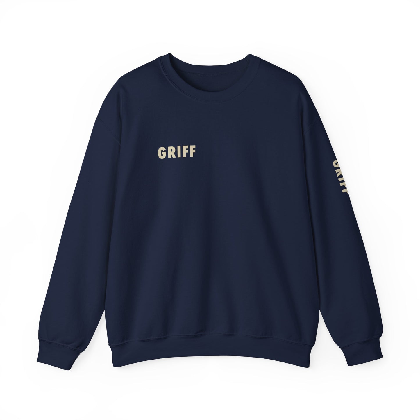 Minimalist GRIFF Unisex Crewneck Sweatshirt - Comfy Layering Piece, Gift Idea, Cozy Fashion, Everyday Wear, Casual Style