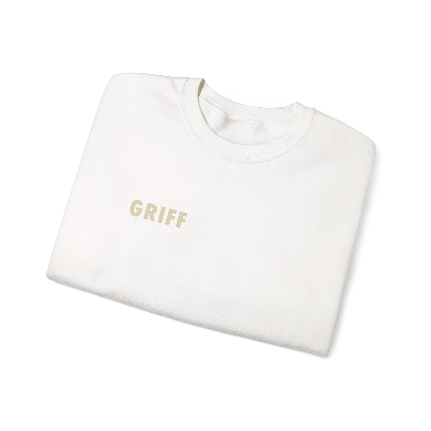 Minimalist GRIFF Unisex Crewneck Sweatshirt - Comfy Layering Piece, Gift Idea, Cozy Fashion, Everyday Wear, Casual Style
