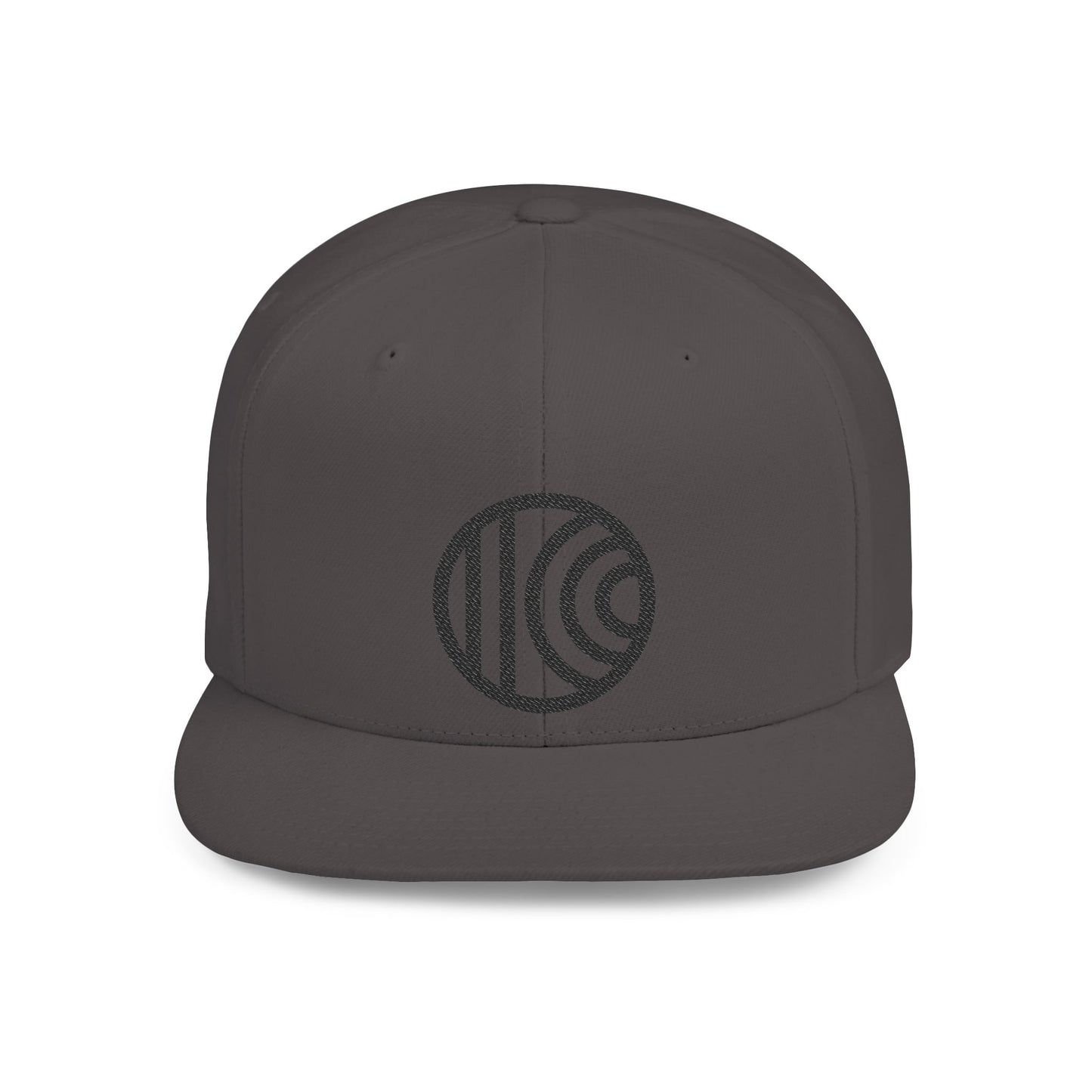 Flat Bill Snapback black logo, 8 Colors