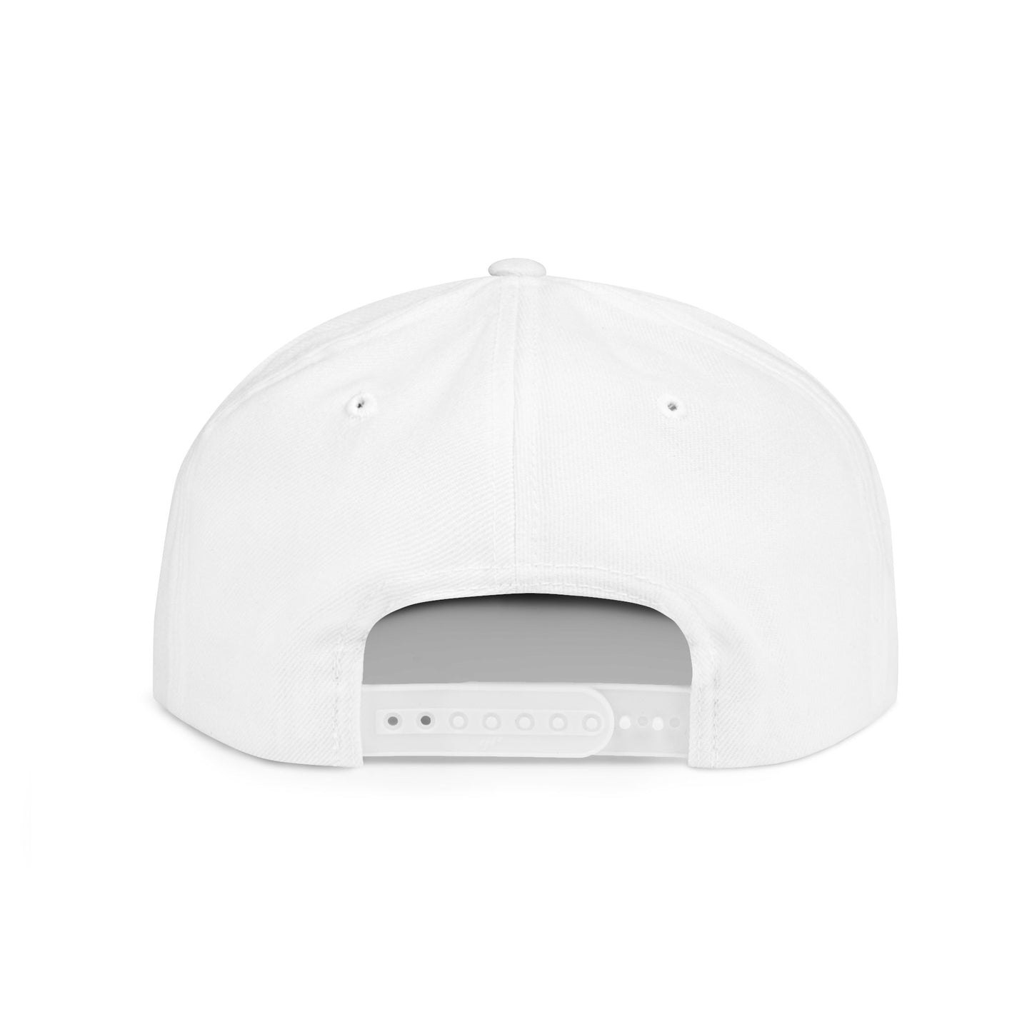 Sunburst Smile Flat Bill Snapback Hat – Retro Sunny Face Embroidered Cap