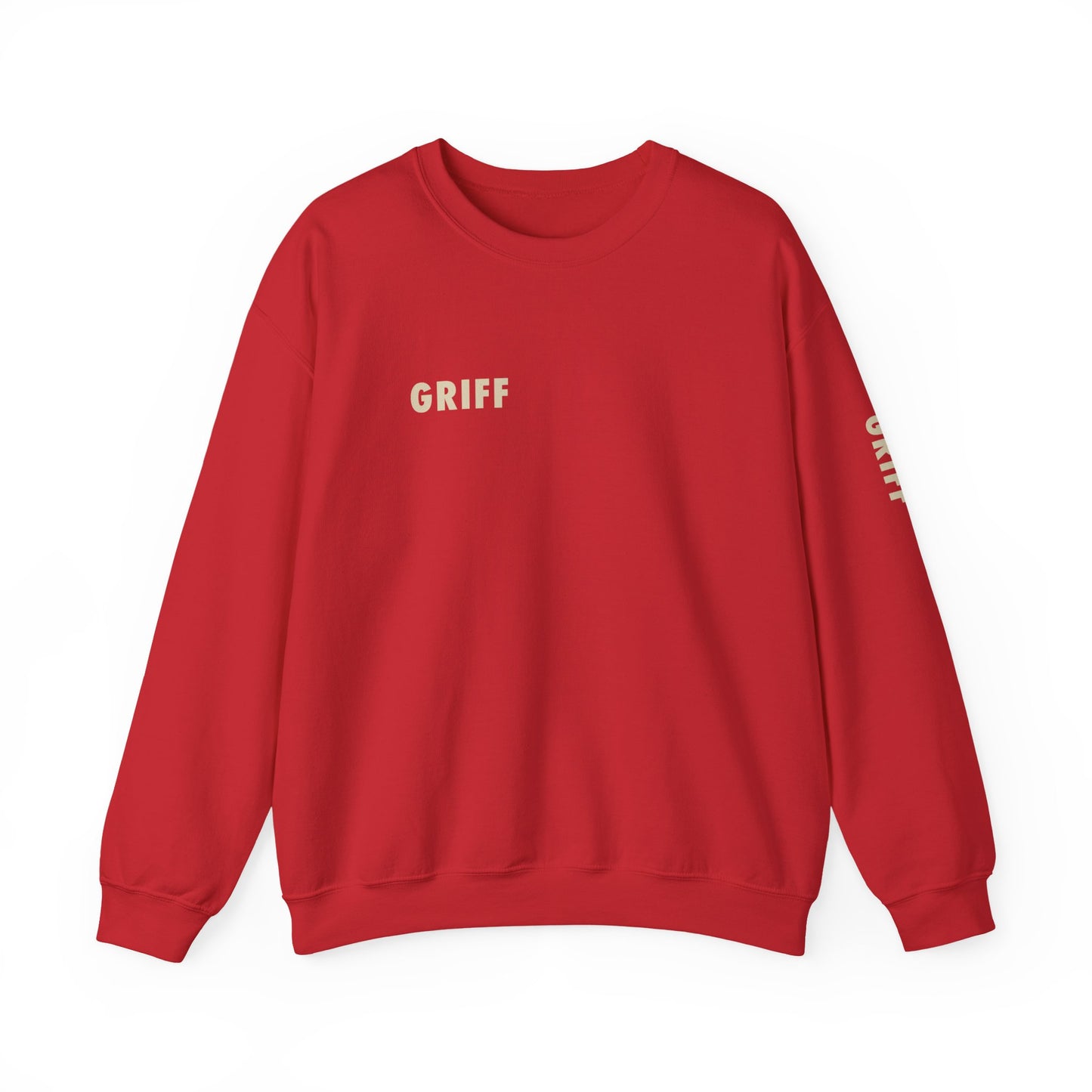 Minimalist GRIFF Unisex Crewneck Sweatshirt - Comfy Layering Piece, Gift Idea, Cozy Fashion, Everyday Wear, Casual Style