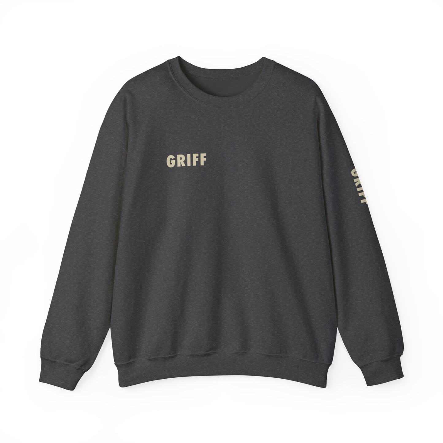 Minimalist GRIFF Unisex Crewneck Sweatshirt - Comfy Layering Piece, Gift Idea, Cozy Fashion, Everyday Wear, Casual Style