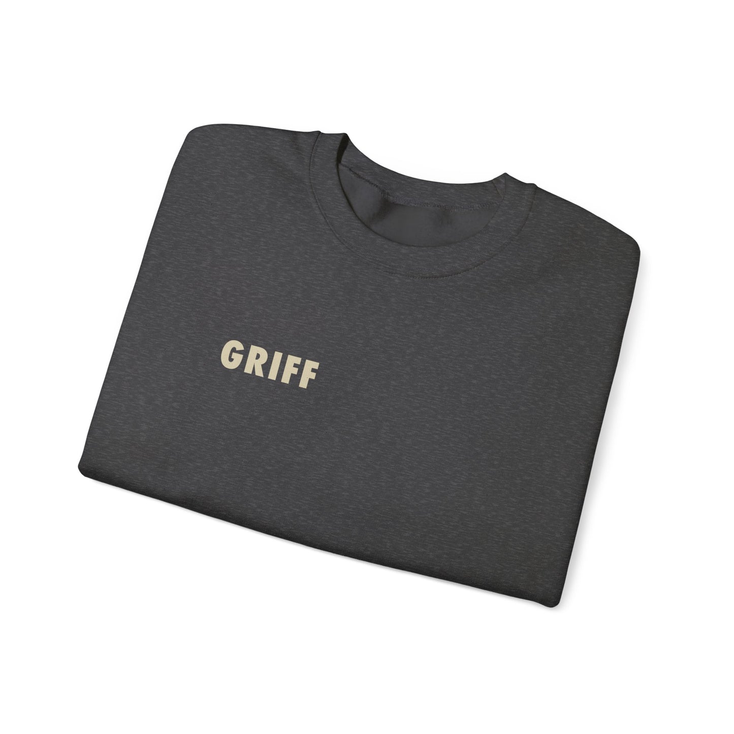 Minimalist GRIFF Unisex Crewneck Sweatshirt - Comfy Layering Piece, Gift Idea, Cozy Fashion, Everyday Wear, Casual Style