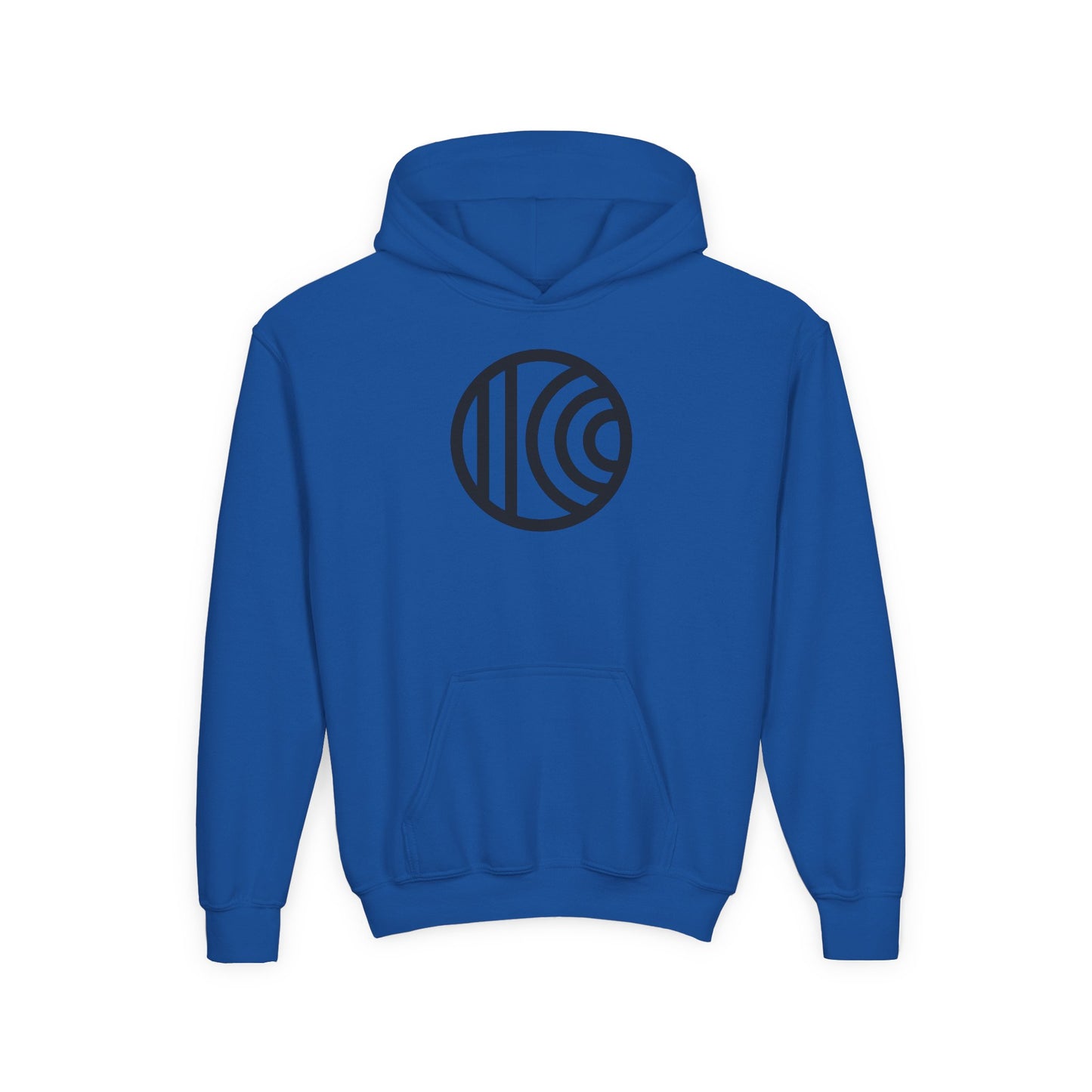 Trendy Youth Hoodie with Minimalist Circle Design